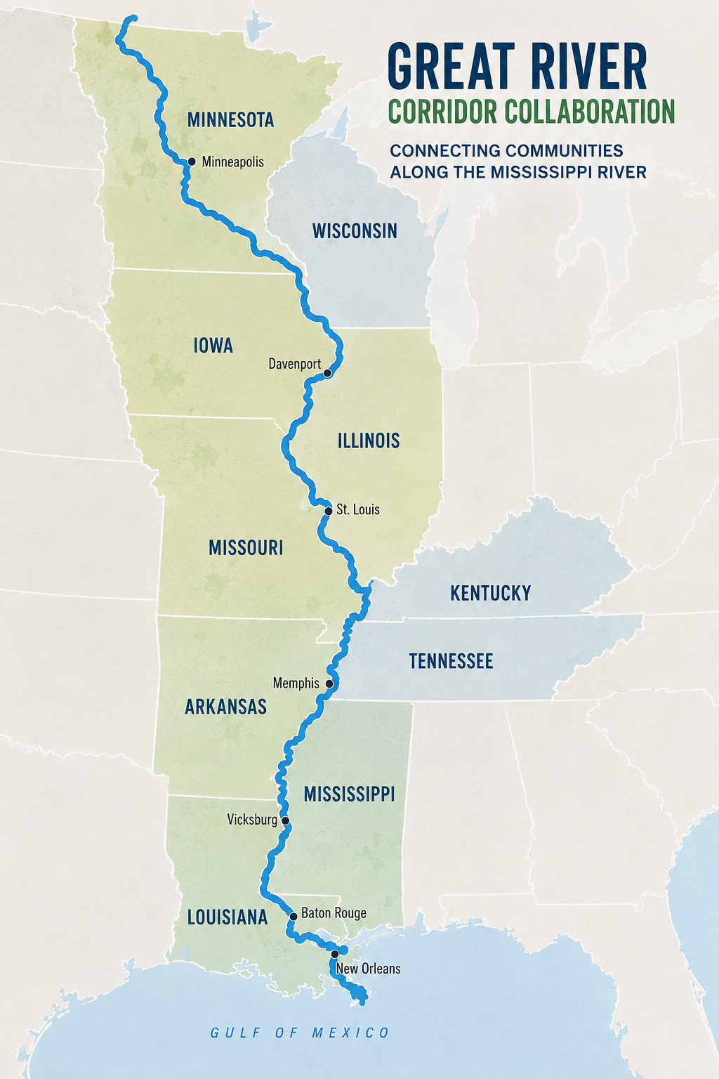 Connecting Communities Along the Mississippi: Why the Great River Corridor Collaboration Matters
